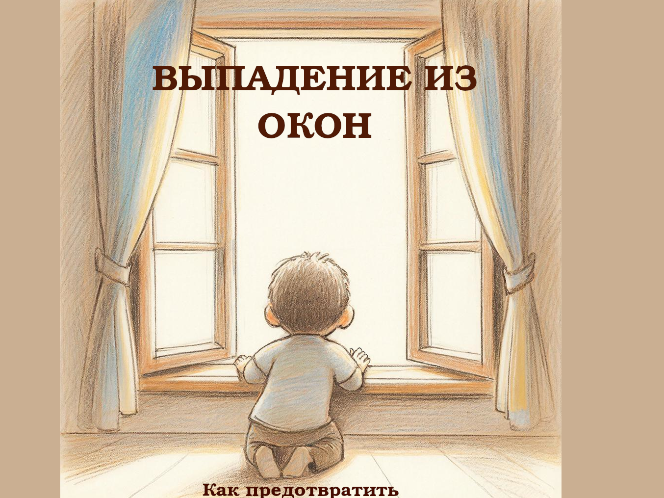 Профилактика выпадений несовершеннолетних из окон.